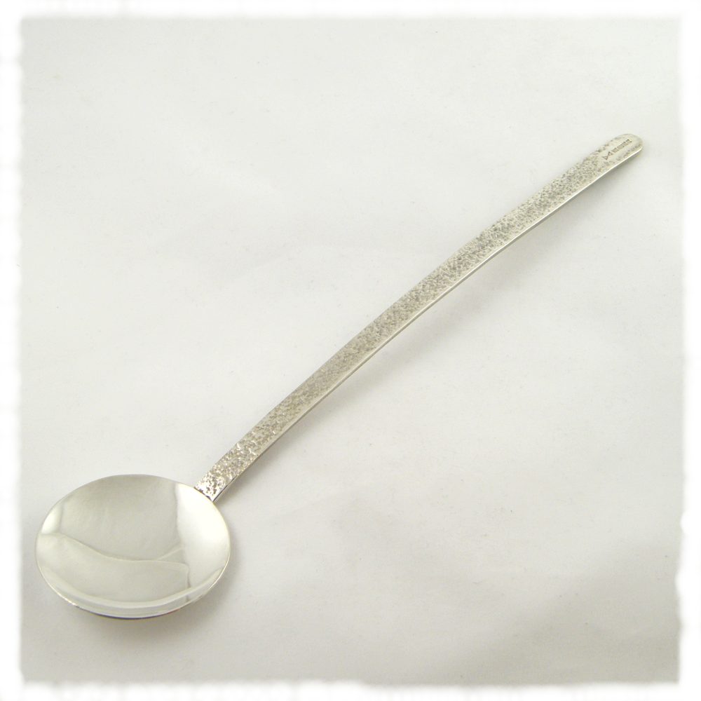 Silver salad spoon